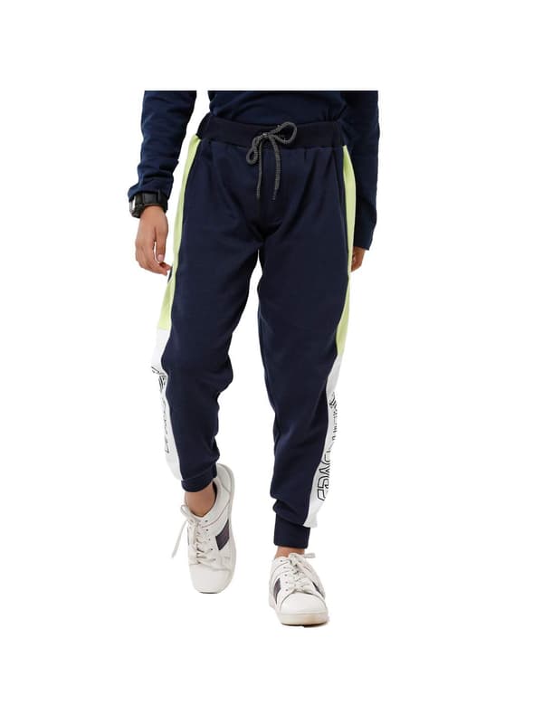 Boys Pull On Jogger With Cut And Sew